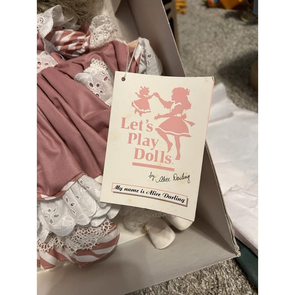 Vintage 1993 Madame Alexander Let's Play Dolls Alice Darling Doll NRFB
